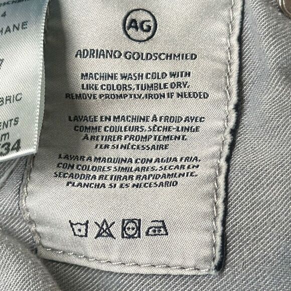 Adriano Goldschmied AG Jeans Mens size 31 34 The Graduate Denim 360 Stretch - Picture 12 of 12